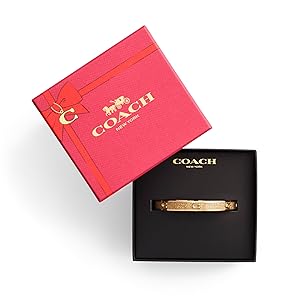 コーチ COACH シグネチャーC グリッター バングル ギフト箱付き Amazon.com: Coach Womens Signature C Glitter Bangle Bracelet